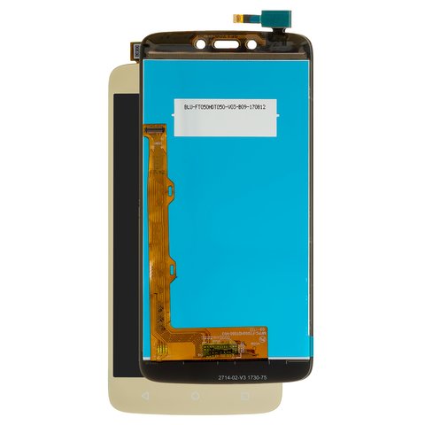 Pantalla LCD puede usarse con Motorola XT1723 Moto C Plus, dorado, Original PRC