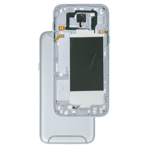 Panel trasero de carcasa puede usarse con Samsung J530F Galaxy J5 2017 , azul claro, con vidrio de cámara, con botones laterales
