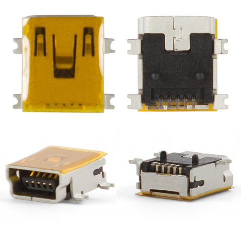 Conector de carga puede usarse con Motorola A1200, E380, E680, E770, K1, K2, V360, V3x, V3xx, W220, Z3, Z6, 5 pin, mini USB tipo B