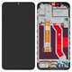 Pantalla LCD puede usarse con Realme 5, negro, con marco, Original (PRC), FPC-HTF065H019-A0