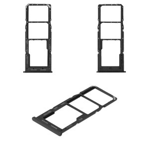 Sujetador de tarjeta SIM puede usarse con Samsung A047 Galaxy A04s; Samsung, negro