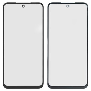 Vidrio de carcasa puede usarse con Xiaomi Redmi Note 10 5G, con película OCA, negro