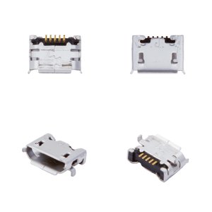 Conector de carga puede usarse con celulares, 5 pin, tipo 18, micro USB tipo B