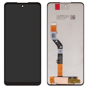 Pantalla LCD puede usarse con Motorola Moto G40 Fusion, Moto G60, Moto G60s, negro, sin marco, Box 