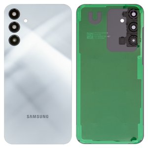 Panel trasero de carcasa puede usarse con Samsung A155 Galaxy A15, A156 Galaxy A15 5G, azul, con vidrio de cámara, optimistic blue