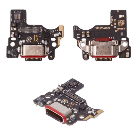 Cable flex puede usarse con Motorola Edge 60, Edge 60 Fusion, del conector de carga, con componentes, Original PRC , placa del cargador