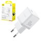 Adaptador de red Baseus Palm, 30 W, Fast Charge, blanco, 1 puerto, #P10111605213-00