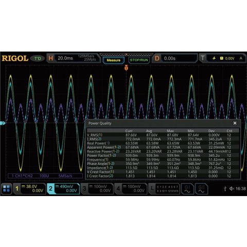 Програмне розширення "аналіз потужності" RIGOL DS7000 PWR