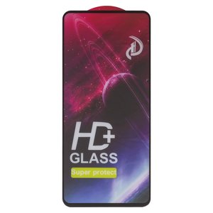 Захисне скло All Spares для Samsung A736 Galaxy A73 5G, 0,33 мм 9H, сумісне з чохлом, Full Glue, чорний