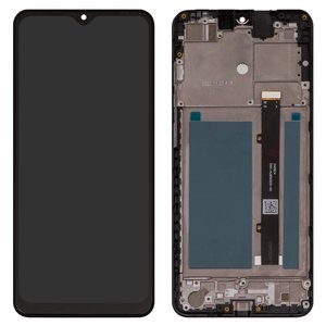 Дисплей для ZTE Blade A53 Pro, чорний, з рамкою, Original PRC 