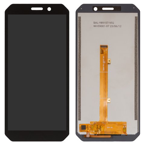 Дисплей для Doogee S51, S61, черный, без рамки, High Copy, FPC Y89107