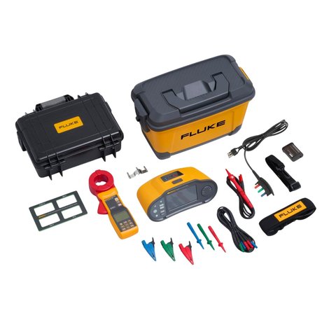 Набір Тестер електроустановок Fluke 1674 FC + Кліщі для вимірювання заземлення Fluke 1630 2 5581251