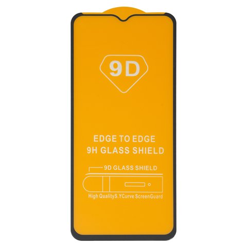 Защитное стекло для Realme C51, C53 NFC, совместимо с чехлом, Full Glue, без упаковки , черный