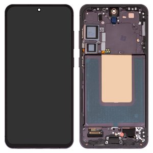 Дисплей для Samsung S926 Galaxy S24 Plus, черный, с рамкой, High Copy, OLED 