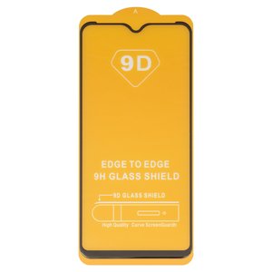 Защитное стекло для Samsung M205F DS Galaxy M20, совместимо с чехлом, Full Glue, без упаковки , черный