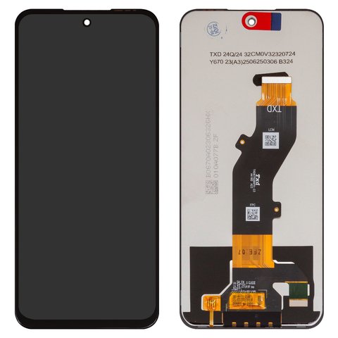 Дисплей для Tecno Spark 30C, чорний, без рамки, Box , kl5, kl5n