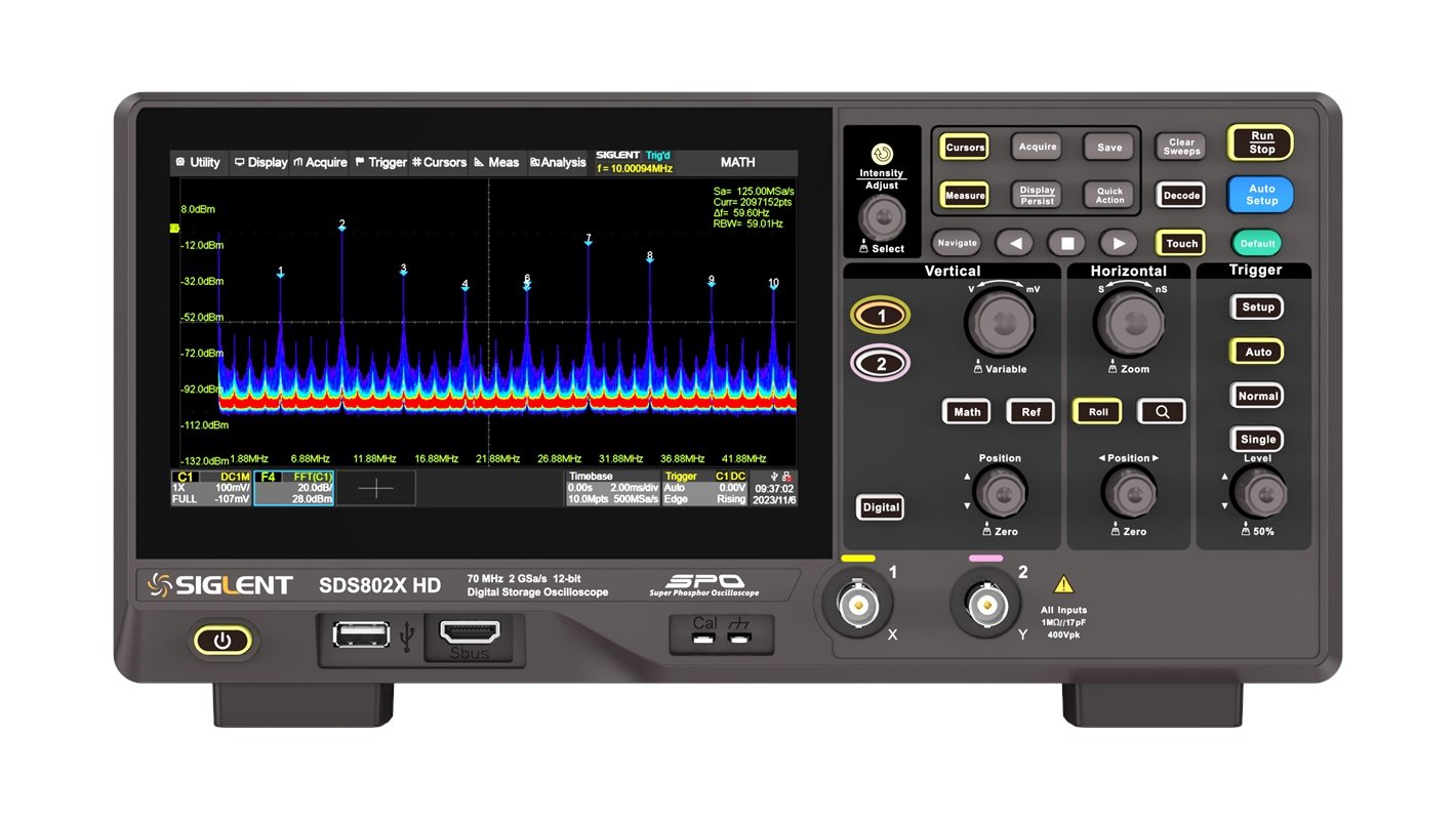 Цифровой осциллограф SIGLENT SDS804X HD - Masteram