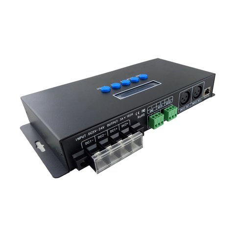 Controlador LED autónomo Ethernet SPI DMX512 BC 216 16 canales, 340 píxeles, 5 24 V 