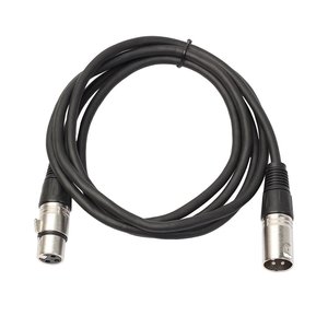Cable de 3 pines (macho+hembra) para transmitir datos por el protocolo DMX512 Cable de 3 pines (macho+hembra) para transmitir datos por el protocolo DMX512